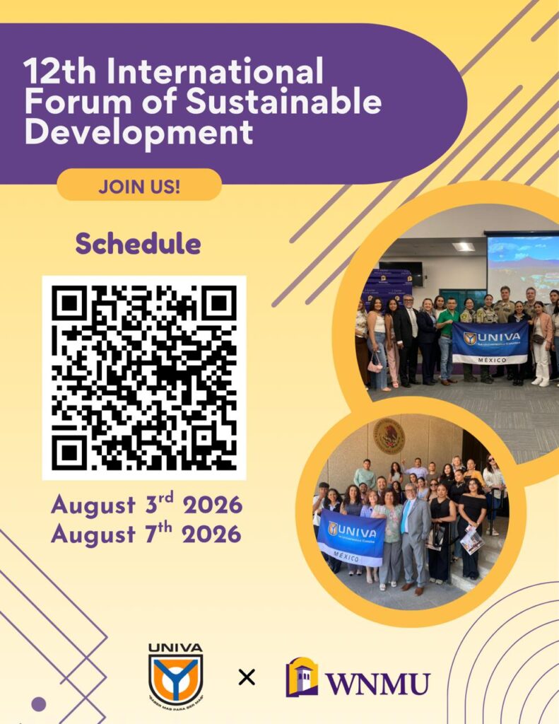 12th International Forum of Sustainable Development 12th International Forum of Sustainable Development UNIVA WNMU August 2026